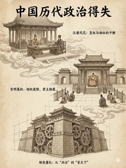 中国历代政治得失 · 三句话读懂