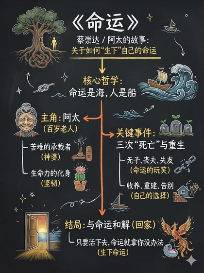 命运 · 黑板图解