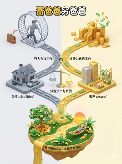 富爸爸穷爸爸 · 封面印象