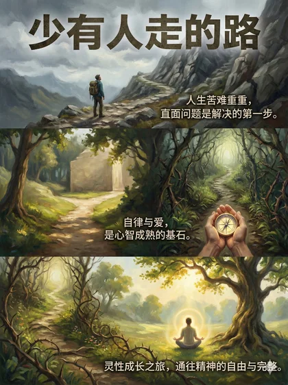 少有人走的路 · 封面印象