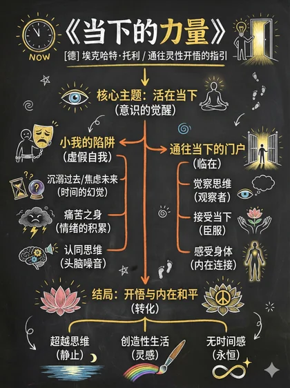 当下的力量 · 黑板图解
