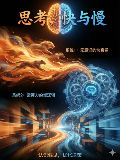 思考，快与慢 · 封面印象