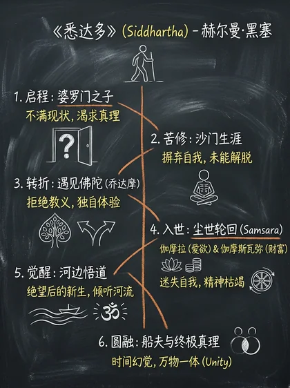 悉达多 · 黑板图解
