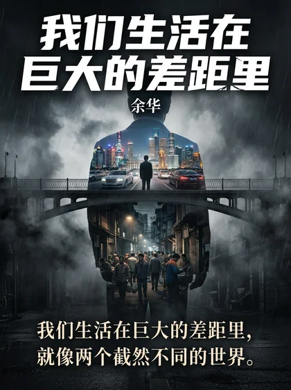 我们生活在巨大的差距里 · 另一种封面