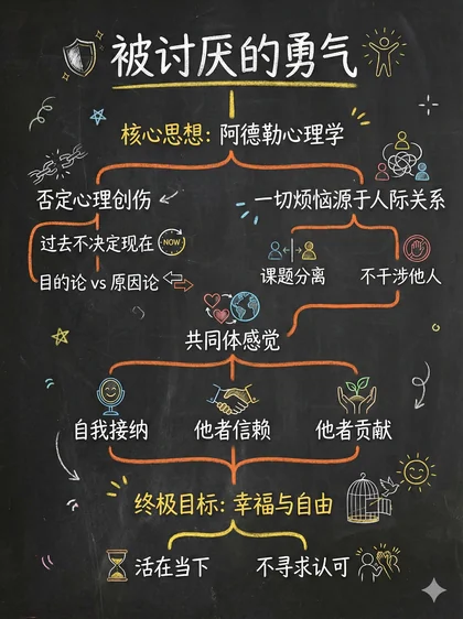 被讨厌的勇气 · 黑板图解