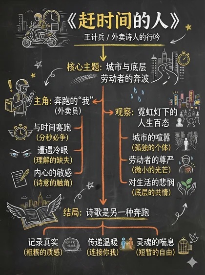 赶时间的人 · 黑板图解